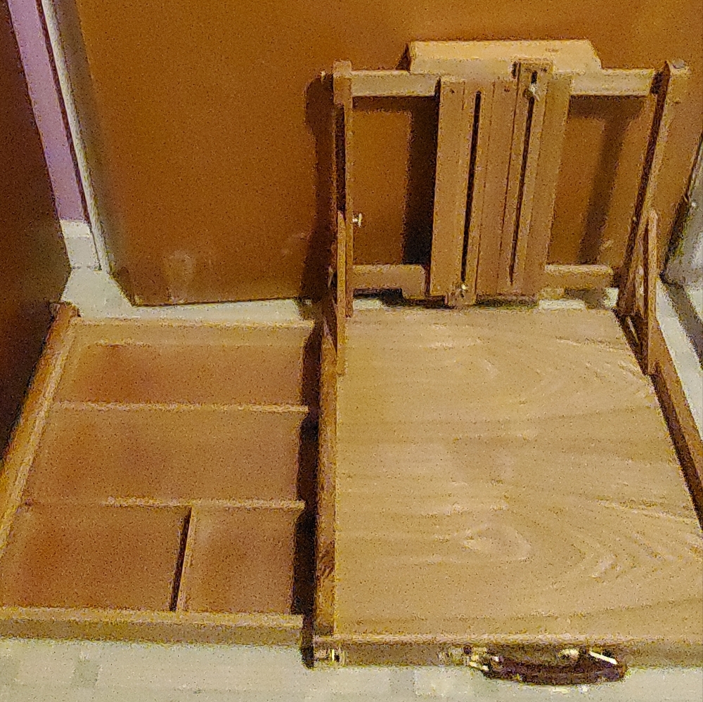 Portable Tabletop Art Easel with Storage